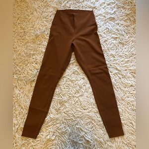 Everlane ReNew Women's High Waist Leggings Size M, Burnt Orange/Rust Color